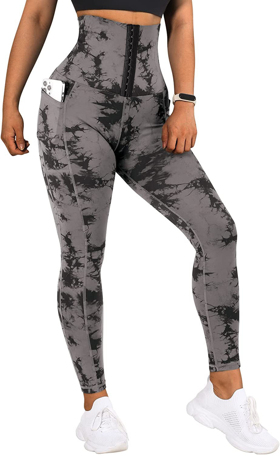 CosmicFlow Tie-Dye High-Rise Yoga Leggings